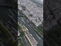 Looking Down at the Seine from the Eiffel Tower 🇫🇷