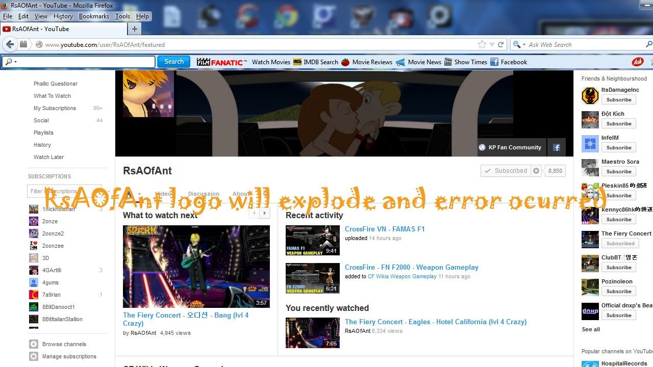 RsAOfAnt logo will explode and error occured