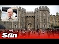 Live: Prince Philip - View of Windsor Castle after death of the Duke of Edinburgh