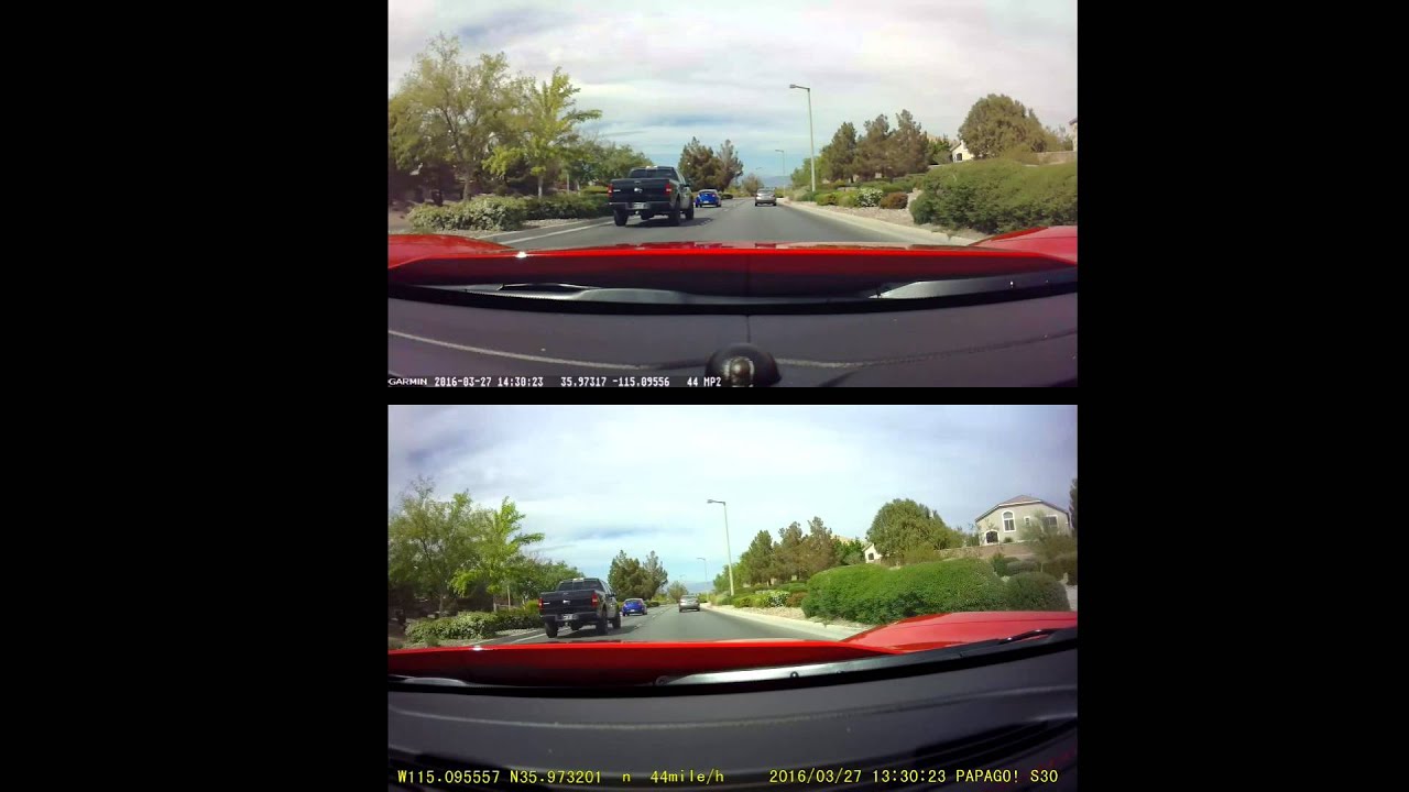 Comparison of Garmin DriveAssist 50 with Papago S30 DashCam