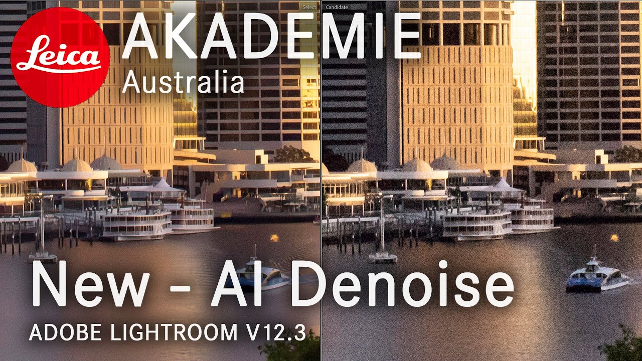 New in Adobe Lightroom Classic 12.3 - AI Denoise