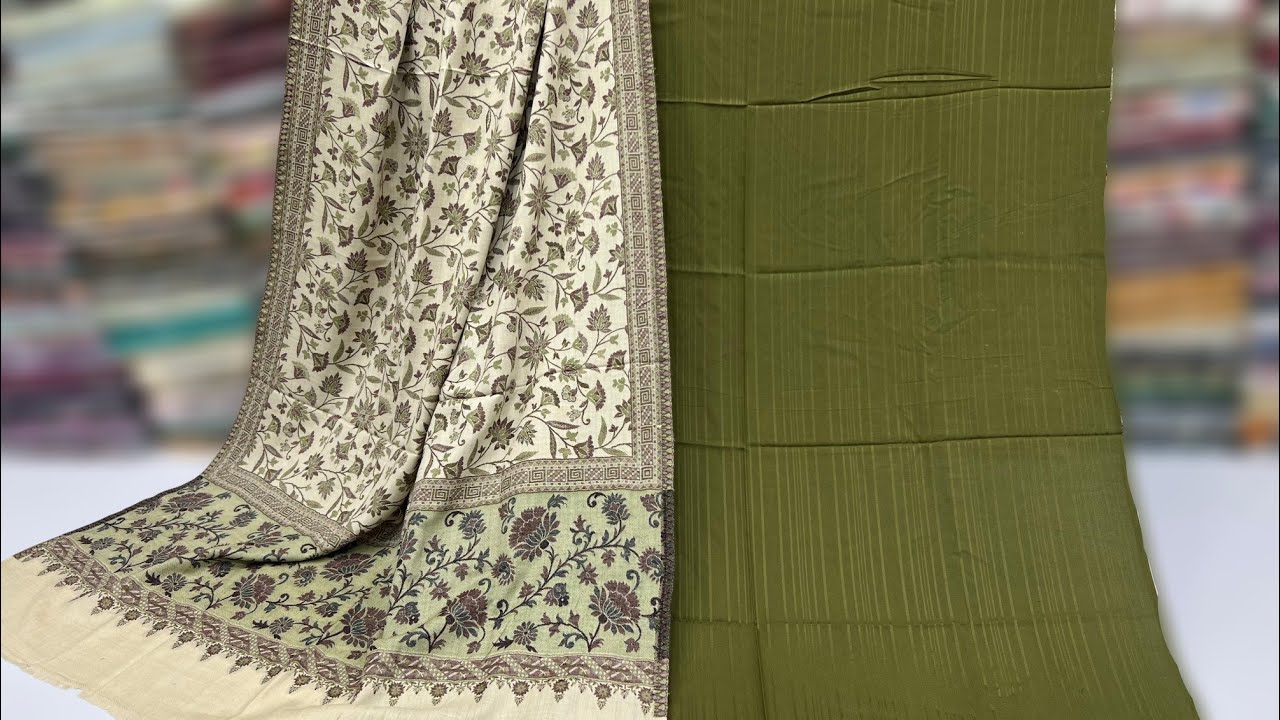 Wool Peach | Pashmina Shawl | Emboss 3PC Suits | Winter Collection 2025 Present Bin Laal Collection