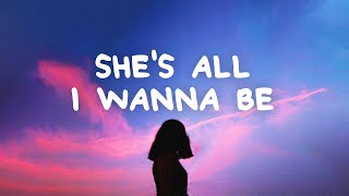 Tate McRae - she&#39;s all i wanna be (Lyrics) acoustic