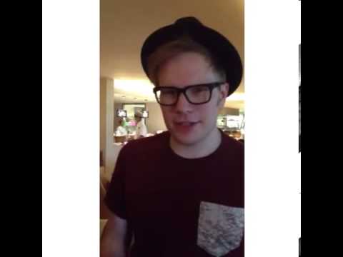 Patrick Stump said my name!