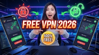 Best FREE VPN for Android & iPhone 2026 🚀 Fast & Secure | VPN Kaise Use Kare (Step-by-Step) screenshot 2