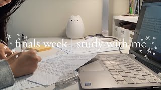 finals week at uva | study with me | fall 2019
