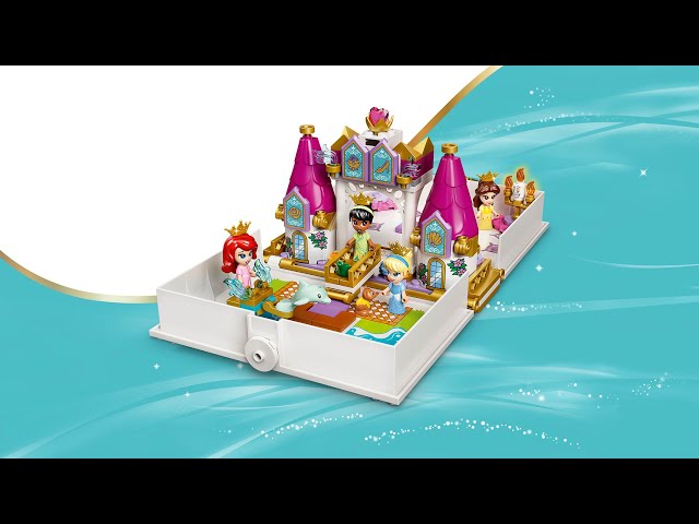 Lego Disney Princess™ Ariël, Belle, Assepoester En Tiana'S  Verhalenboekavonturen - 43193 | 360° - Youtube