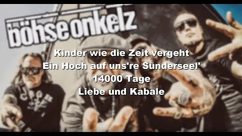 Böhse Onkelz - Kuchen und Bier (Lyrics)