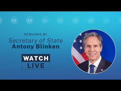 Secretary Blinken delivers remarks to the press - 1:30 PM