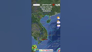 Nam bộ thời tiết hôm nay có đẹp? Dự báo thời tiết ngày 22/6/2025 #echquyet #dubaothoitiet