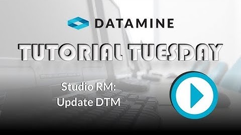 Studio RM: Update DTM