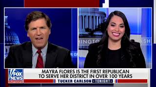 Tucker Carlson Interviews Rep Mayra Flores For The First Time Since Being Sworn In