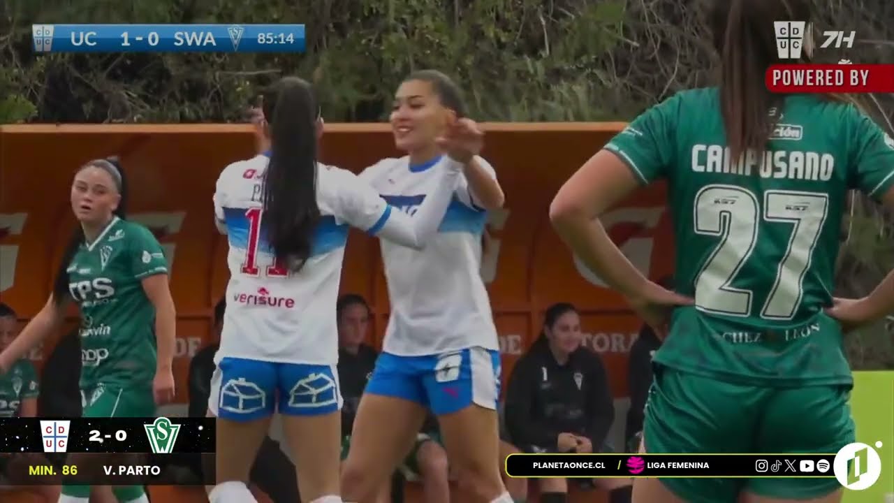 #GolesP11 U. Católica 2-0 S. Wanderers Fecha 16 2da Rueda Liga Femenina 08-07-2026