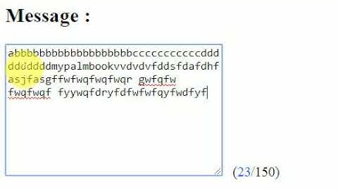 Text/Character counter in Asp .Net and JQuery Demo clip
