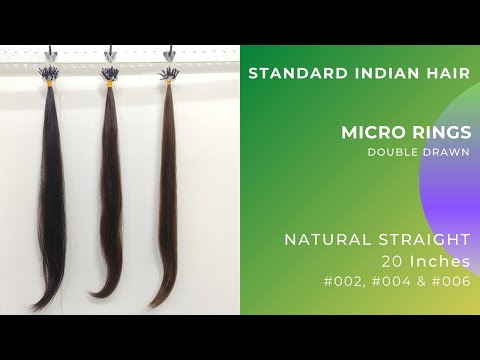 Micro Ring Hair Extensions Straight Micro Loop Hair - Temu