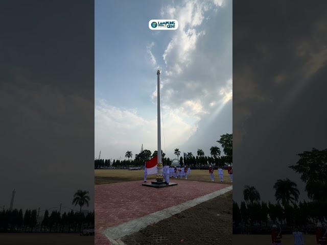 Upacara HUT ke-81 Republik Indonesia di Lapangan Korpri, Bandar Lampung