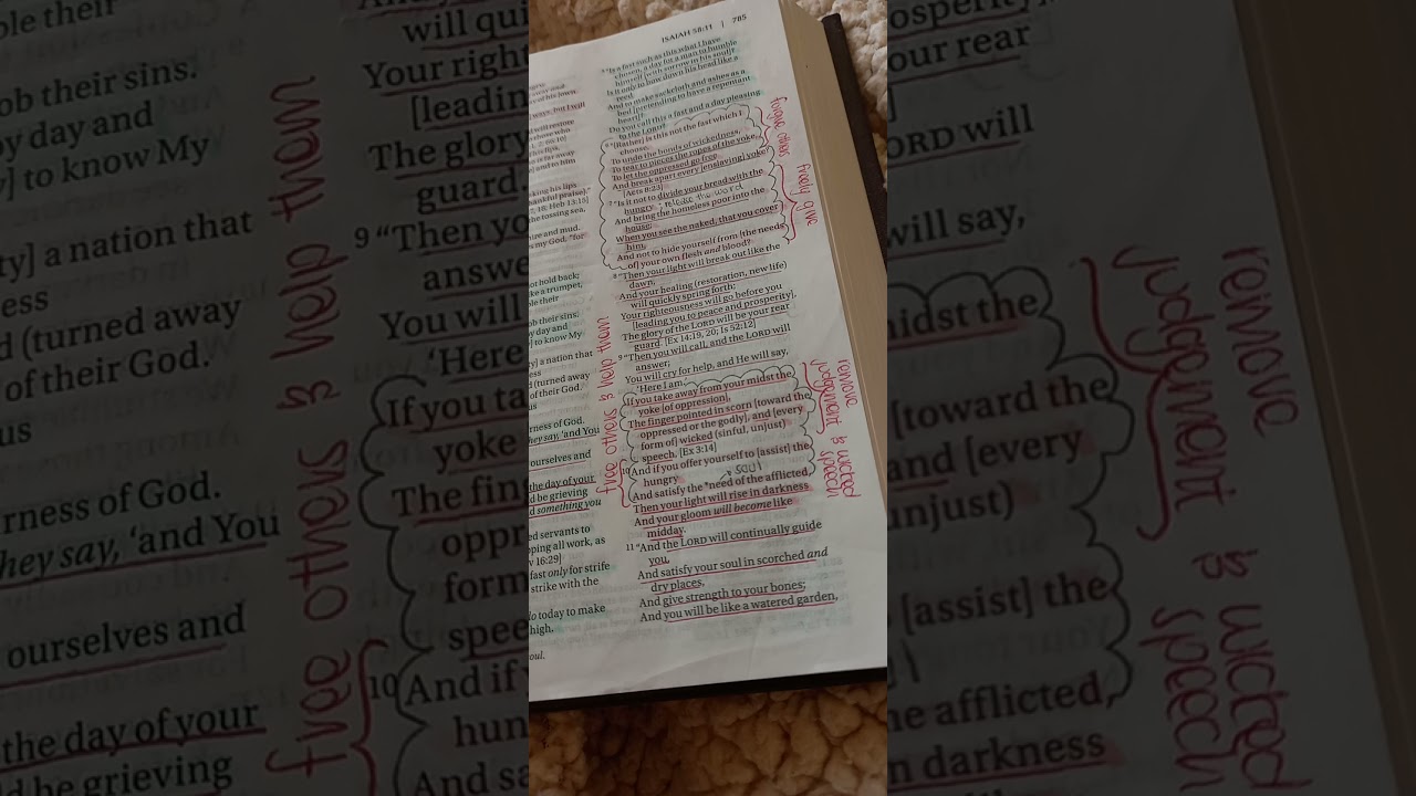 Your Restoration Will Quickly Spring Forth (Isaiah 58:8)