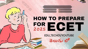 How to prepare for ecet 2025 | Syllabus for ece| ecet 2025 #ecet2025 #ecet #ece #diploma