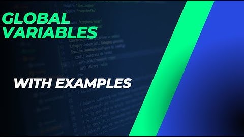 Global Variables