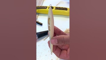 Lure Making Carve Your Way to Fishing Success: DIY Wooden Trout Lure #luremaking #diy #baitmaking