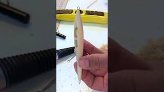 Lure Making Carve Your Way to Fishing Success: DIY Wooden Trout Lure #luremaking #diy #baitmaking