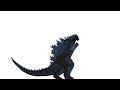 Godzilla Atomic Breath Animation Test (Stick Nodes)