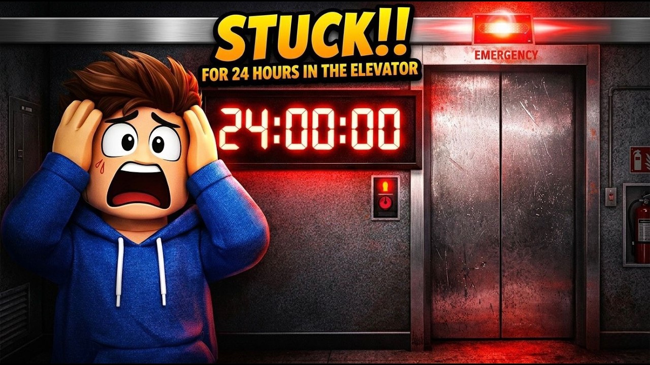 I Survived 24 Hours in an Elevator in Roblox… 😱 - YouTube