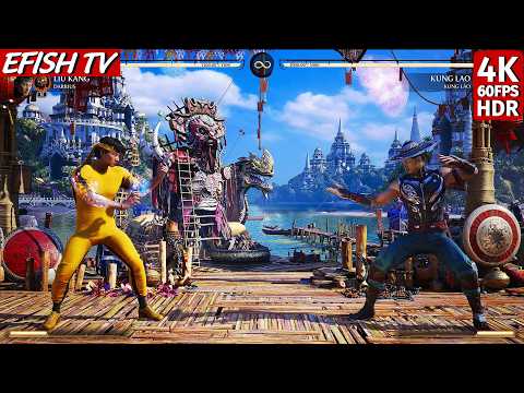 Blood Sportsman Liu Kang vs Kung Lao (Hardest AI) - Mortal Kombat 1