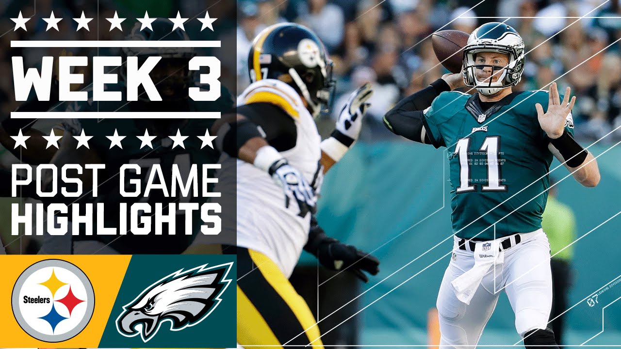 Steelers vs. Eagles  NFL Week 3 Game Highlights 