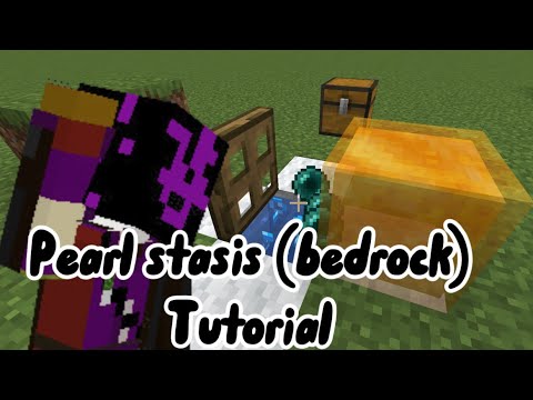 Pearl stasis (bedrock) tutorial - YouTube