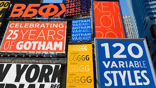 Monotype’s Gotham Variable adapts an iconic typeface into a design system