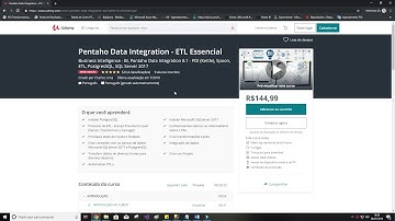 Curso de Pentaho Data Integration - Adquirindo cupom de desconto. Cupom: PDI-SETEMBRO