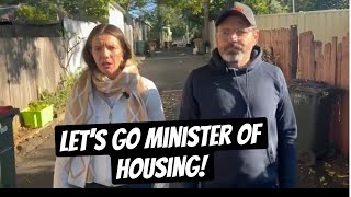 I showed the Minister of Housing what problems I see! #nsw #sydney #abcnews