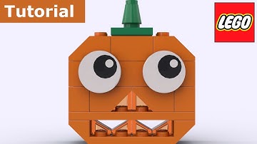 Lego Stop Motion Build : Halloween pumpkin 11003