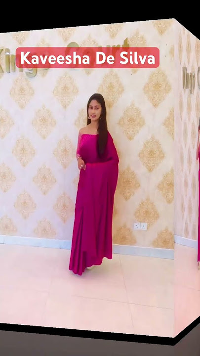 Actress life | #kaveeshadesilva #actress #trending #love #saree #pinksaree #girls #beautygirl viral
