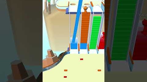 Bridge Race All Levels Gameplay Android,ios Levels 681 #Shorts
