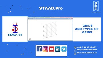 Grids, Types of Grid, Modify Grids in STAAD.Pro | BK Engineering