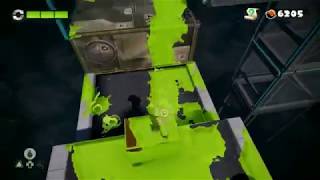 Splatoon - Stage 13 Shifting Splatforms - Hidden Scroll Locations