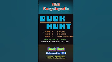 Duck Hunt - Released 1985 - NES Encyclopedia #NESencyclopedia #nes #retrogaming #retro