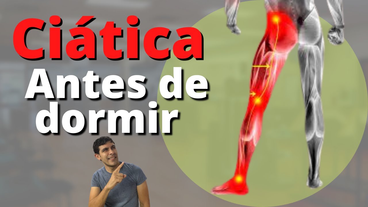 4 ejercicios de ciática antes de dormir