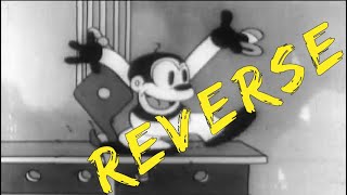 Reverse - Hold Anything 1930 - Bosko - Looney Tunes