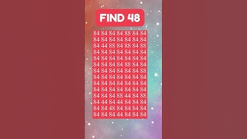 Find 48. #puzzle  #brainteasers   #findthenumber   #shorts
