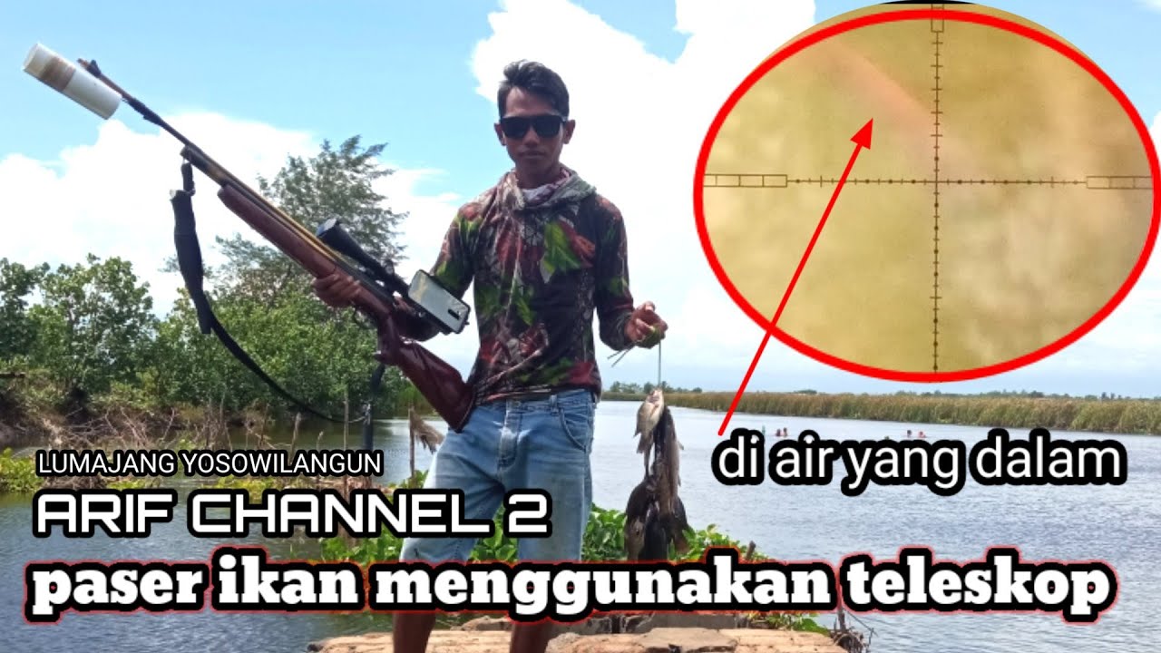 Paser ikan menggunakan teleskop IKAN DI AIR YANG DALAM