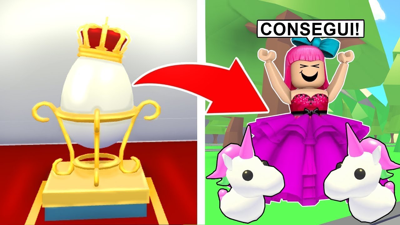 Finalmente Consegui O Unicornio No Adopt Me Roblox Youtube - jogo roblox unicornio