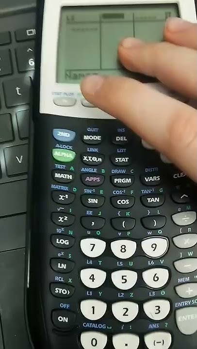 How to get L1 row back on calculator - YouTube