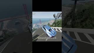 Car vs Big Ramp - BeamNG.Drive #beamngdrive #smashdrivex #viral #shorts #short screenshot 3