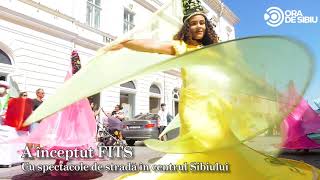 VIDEO FOTO Am luat ”pulsul” FITS-ului. Primele spectacole stradale au încântat publicul de pe Bălcescu 1 video