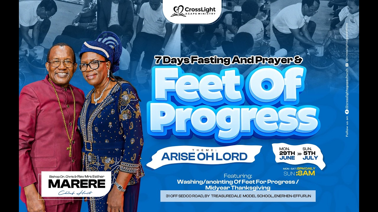 DAY 3 | 7 DAYS FASTING AND PRAYER | FEET OF PROGRESS| OH GOD ARISE