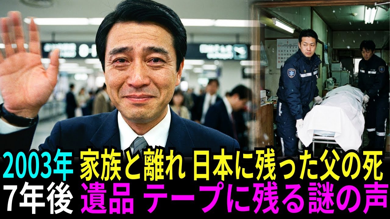 2003年世田谷・単身赴任の父の孤独死、7年後に留学から戻った娘が見つけた「カセットテープ」に残された謎の声