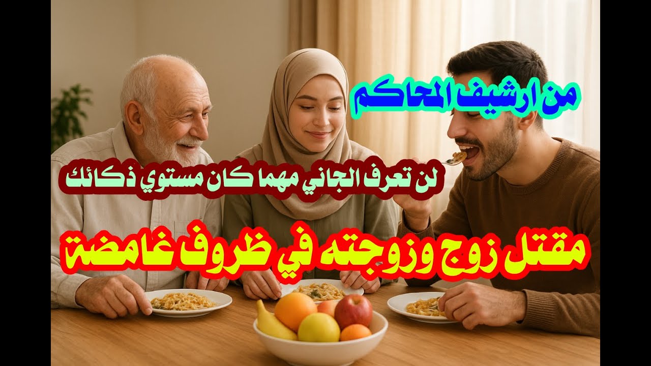من ارشيف المحاكم حل لغز مقتل زوج وزوجته في ظروف غامضة والقاتل لن تتوقعوه نهائيا